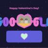 Google Doodle buat gim interaktif edisi Valentine