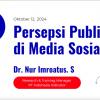 Diginusantara Connect hadirkan webinar bertema Memahami Kekuatan Persepsi Publik di Media Sosial