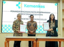 Kemenkes Indonesia dan Alodokter tandatangani MOU untuk transformasi digital kesehatan
