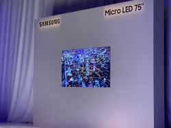 Samsung pamerkan TV berteknologi Micro LED