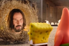 Keanu Reeves ada di cuplikan film SpongeBob terbaru