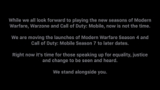 Solidaritas pada George Floyd, Activision tunda update gim Call of Duty 