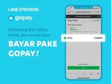 Beli Line Stickers kini bisa pakai GoPay