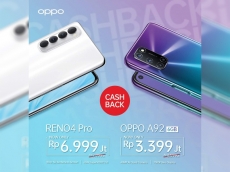 OPPO Reno4 Pro dan A92 6GB turun harga, cashback hingga Rp1 juta