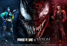 Free Fire dan Venom bagi-bagi item gratis untuk gamer