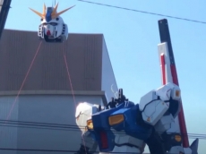 Patung Gundam kedua di Jepang hampir rampung