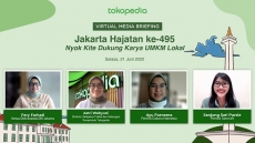 Sambut HUT DKI Jakarta, Tokopedia & Dekranasda DKI dukung UMKM lokal