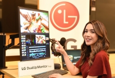 LG rilis monitor unik DualUp untuk pekerja kreatif