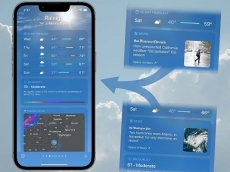 Aplikasi Weather di iOS akan disertai berita terkait cuaca