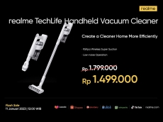 Realme umumkan vacuum cleaner dan pembersih udara baru ke Indonesia