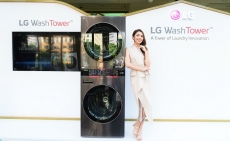 LG bawa mesin cuci WashTower dengan teknologi AI ke Indonesia