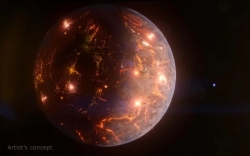 Astronom temukan planet gunung berapi yang memiliki air