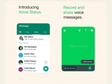 Cara buat status WhatsApp pakai suara