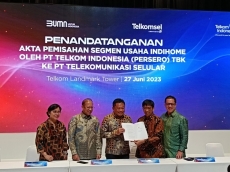 Telkom dan Telkomsel resmi tandatangani perpindahan IndiHome
