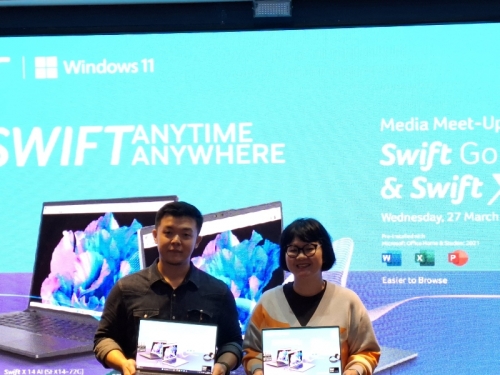 Acer luncurkan dua laptop dengan AI, Swift X 14 AI dan Swift Go 14 AI