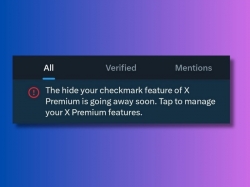 X hapus fitur menyembunyikan tanda centang biru untuk pengguna premium