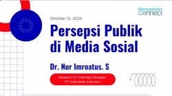 Diginusantara Connect hadirkan webinar bertema Memahami Kekuatan Persepsi Publik di Media Sosial