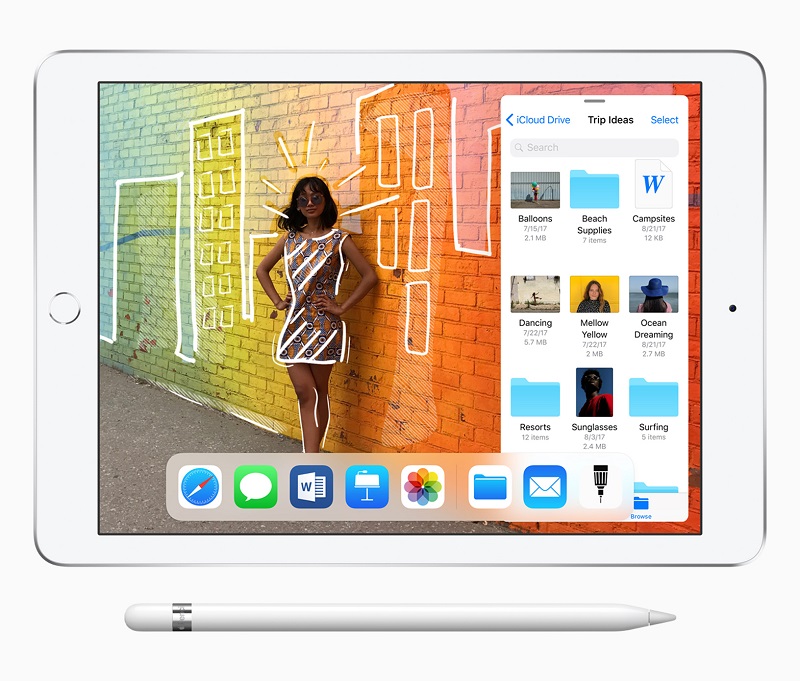 iPad baru punya layar 9,7 inci dan didukung Apple Pencil