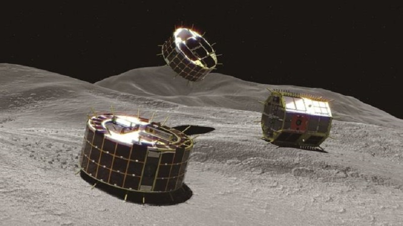 Jepang sukses daratkan 2 robot ke asteroid