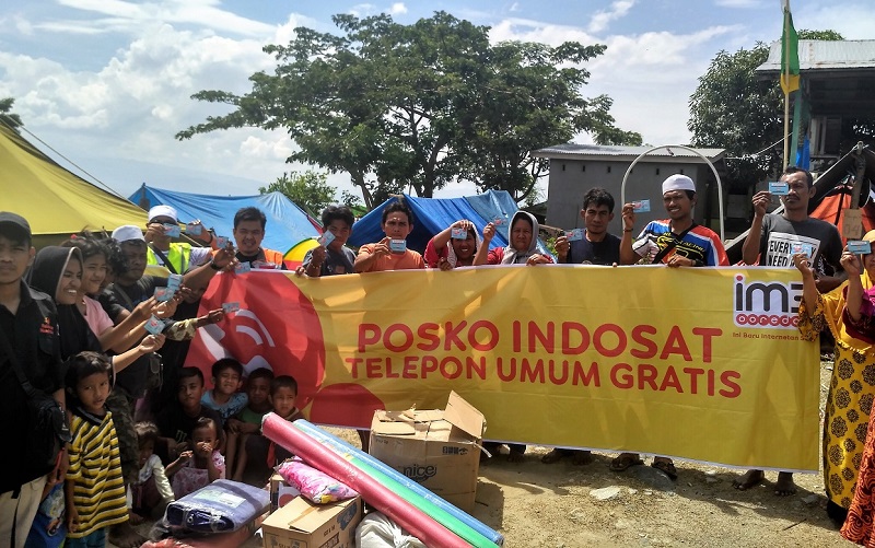 Jaringan Indosat Ooredoo di Palu dan Donggala pulih 90%