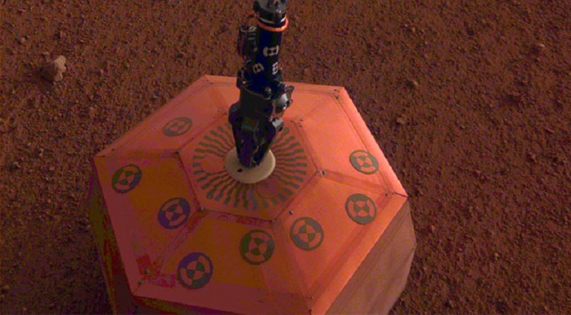 NASA berhasil letakkan sensor seismik di Mars
