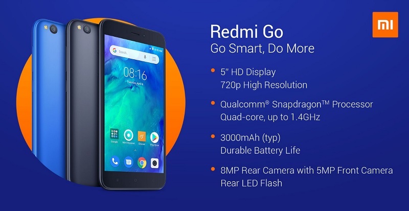 Resmi meluncur, Redmi Go jadi ponsel pintar super murah