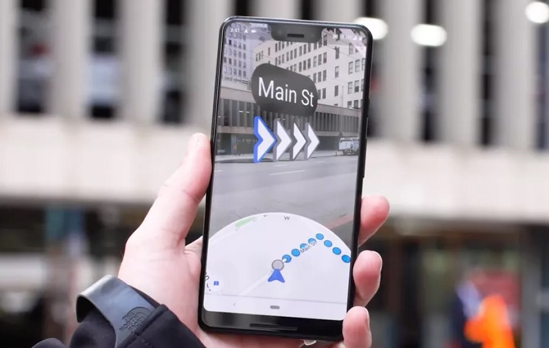 Google Maps uji fitur berteknologi AR