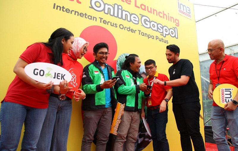 Indosat Ooredoo hadirkan paket khusus driver Gojek