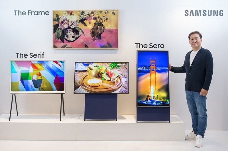 Samsung Sero, televisi yang bisa untuk nonton video vertikal