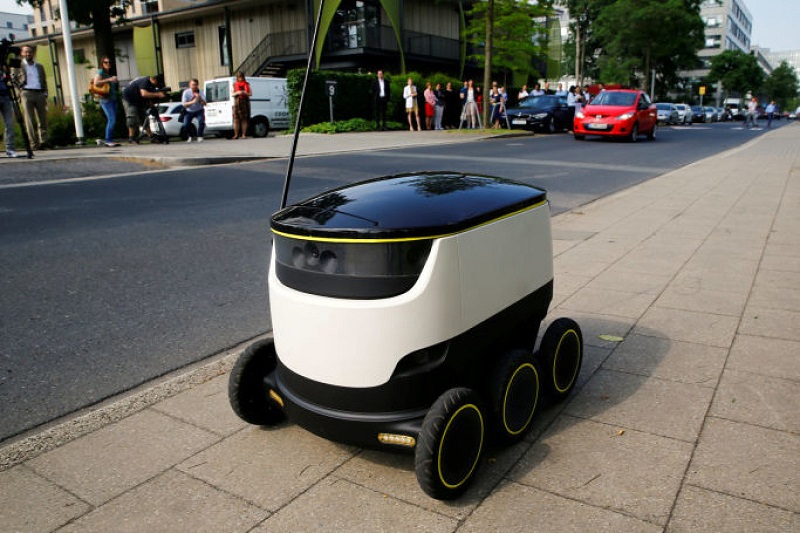 Kurir robot semakin banyak di kota besar