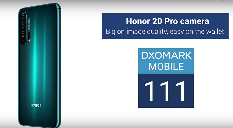 Kamera Honor 20 Pro toreh nilai 111 poin dari DxOMark