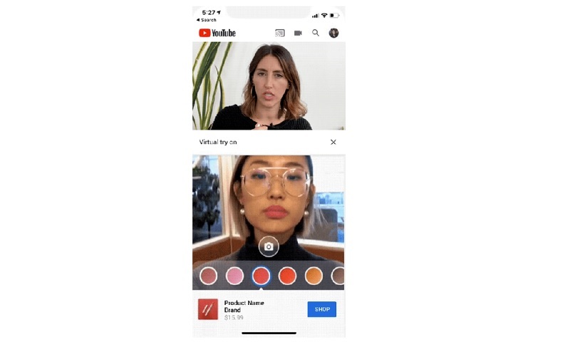 Berkat AR, pengguna bisa coba lipstik virtual di Youtube