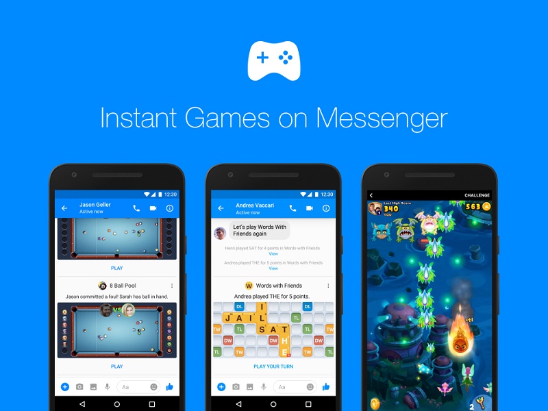 Instant Games tak lagi berada di Messenger
