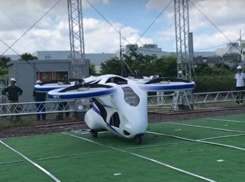 NEC uji coba drone untuk penumpang