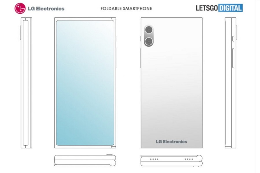 Begini bocoran paten smartphone lipat terbaru LG