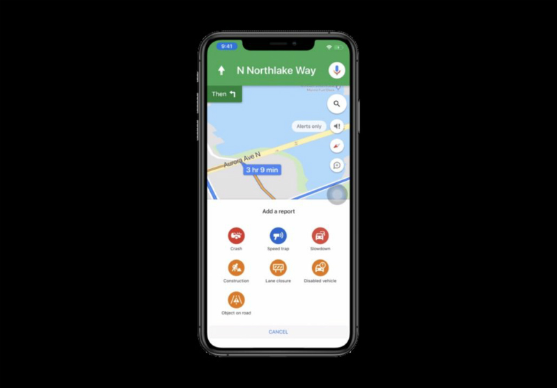 Pengguna iOS kini dapat update keadaan jalan di Google Maps