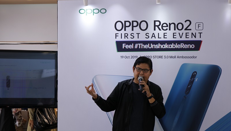 Oppo: pasar Oppo Reno2 F tiga kali lipat dari seri sebelumnya
