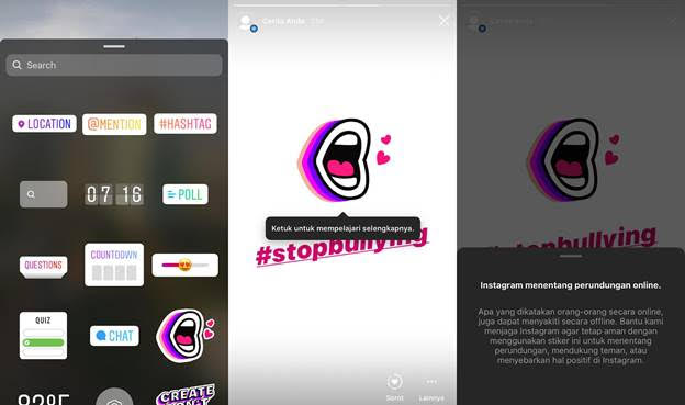 Instagram dorong pengguna untuk hentikan bullying