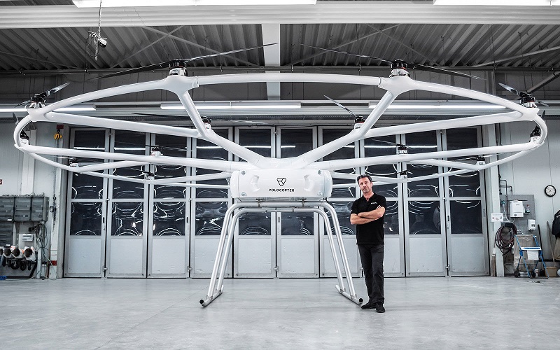 Drone raksasa Volocopter bisa angkut barang hingga 200 kg