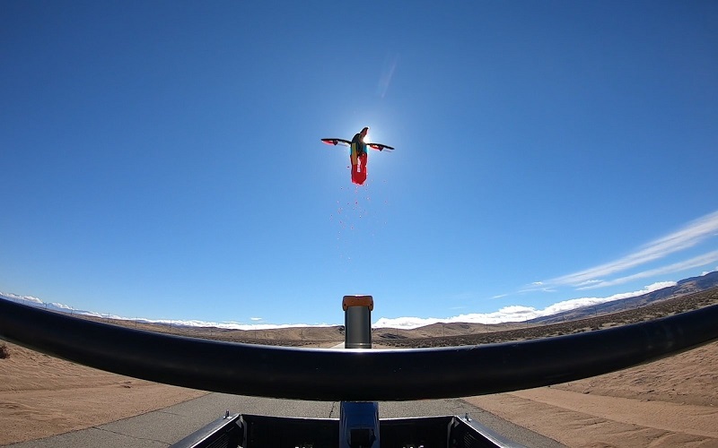 Drone ini bisa dilipat dan terbang dari peluncur meriam