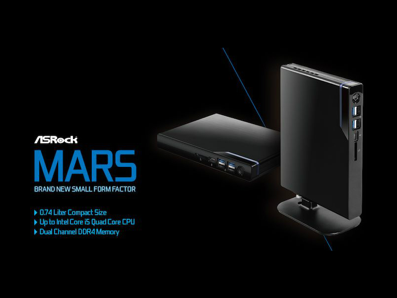 ASROCK perkenalkan Mars PC ultra ringkas
