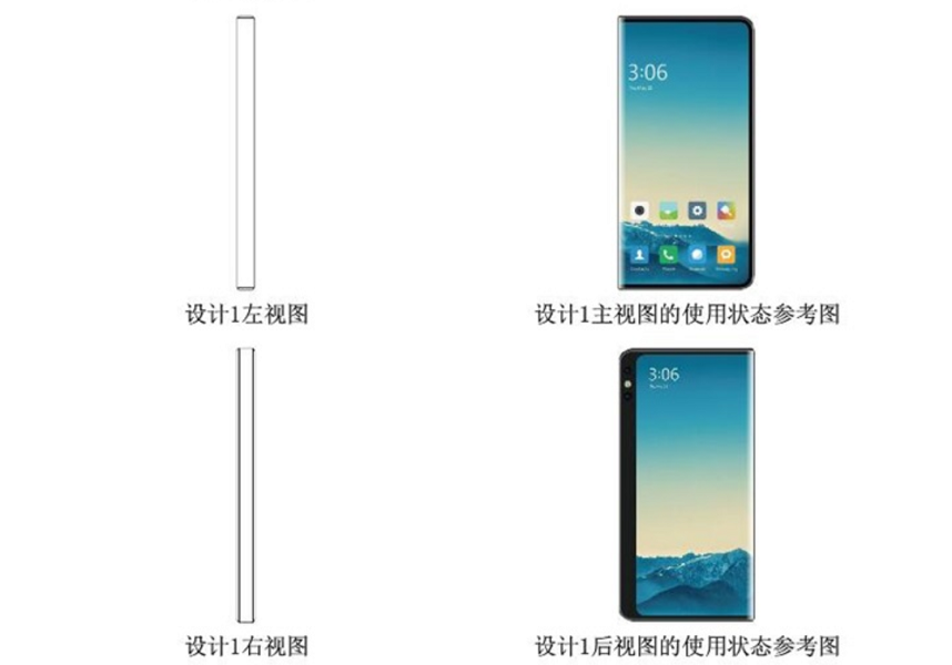 Xiaomi punya paten smartphone tiga layar