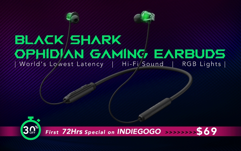 Black Shark resmi luncurkan Shark Bluetooth Earphones 2