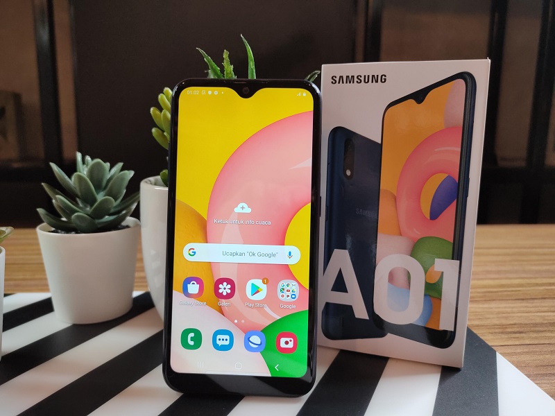 Hands-On Samsung Galaxy A01 di Indonesia
