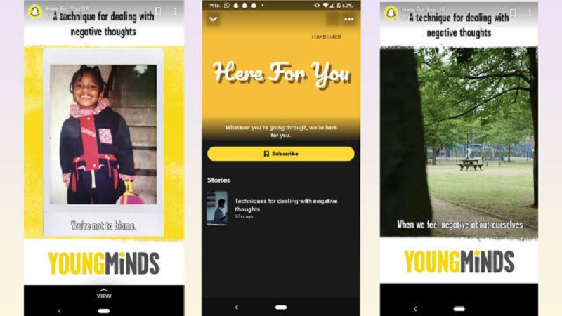 Snapchat hadirkan fitur Here For You untuk kesehatan mental pengguna