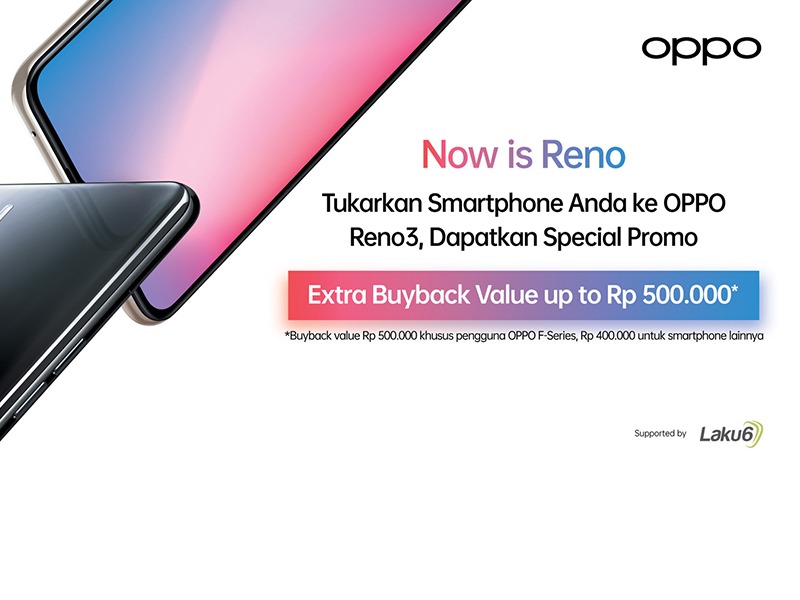 Dipercepat, Oppo Reno 3 dijual perdana mulai hari ini