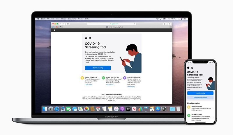 Apple umumkan situs dan aplikasi khusus corona