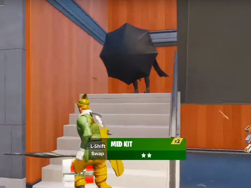 Fortnite tampilkan payung anti peluru ala Kingsman