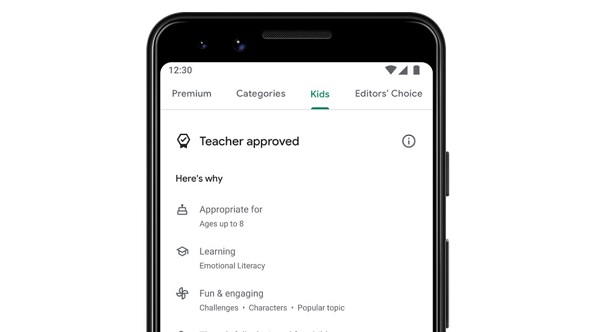 Google Play Store kenalkan fitur Teacher Approved untuk aplikasi anak