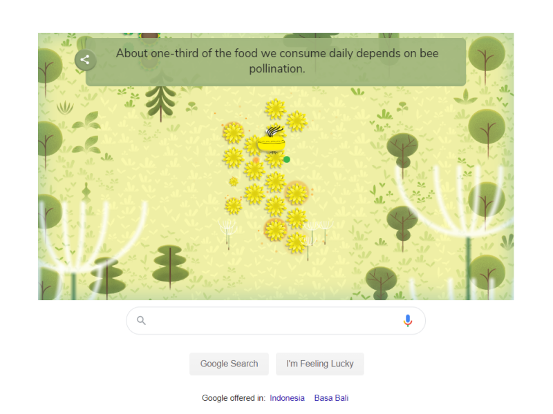 Hari Bumi ke-50, Google rayakan dengan gim di Google Doodle